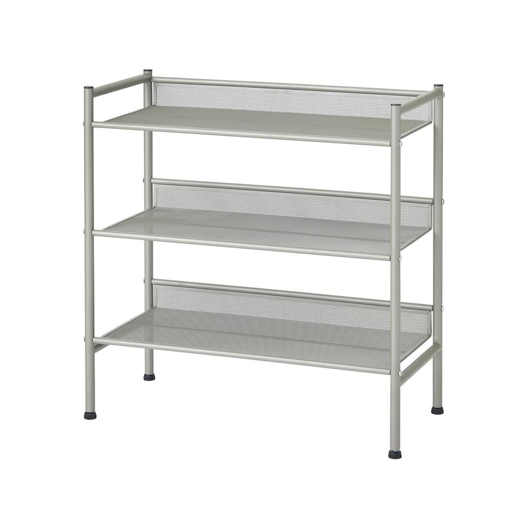 Metal Shoe Racks Shoe Storage The Home Depot