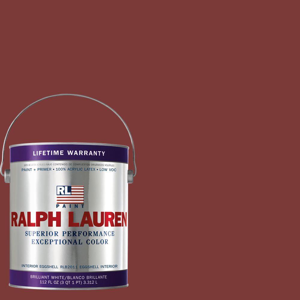 The Home Depot Logo Ralph Lauren 1 Gal Hunting Coat Red Eggshell Interior Paint
