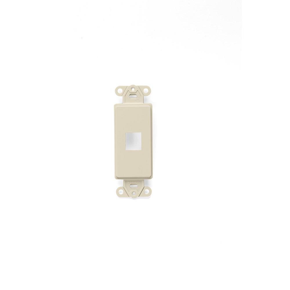 Leviton White 1Gang Audio/Video Wall Plate (1Pack)41641I The Home