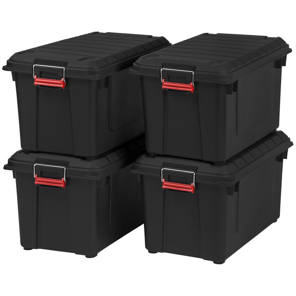 IRIS 82 Qt. Weather Tight Store-It-All Storage Bin in ...