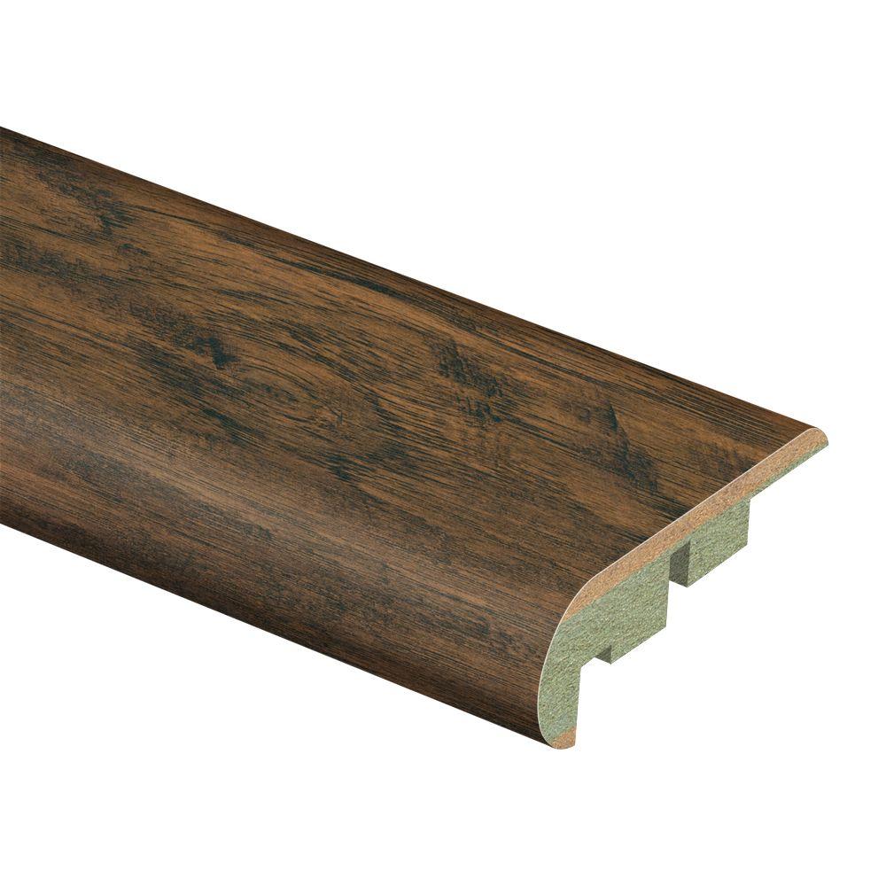 Stair Nose Laminate Flooring The Home Depot Saratoga Hickory 3 4 In Thick X 2 1 8