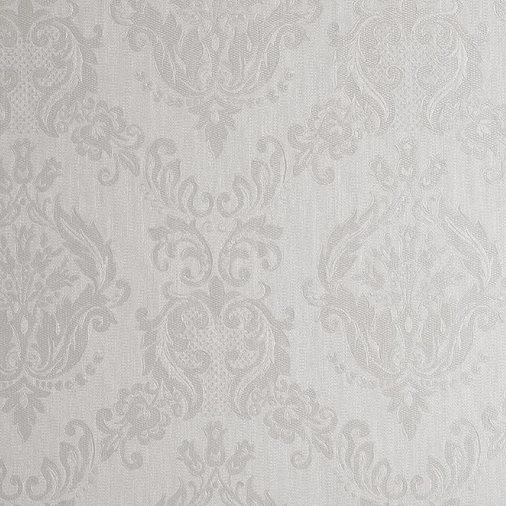 Graham & Brown Ivory Shimmer Damask Wallpaper-50-276 - The Home Depot