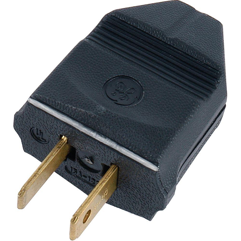 GE Household Polarized Plug, Black54268 The Home Depot