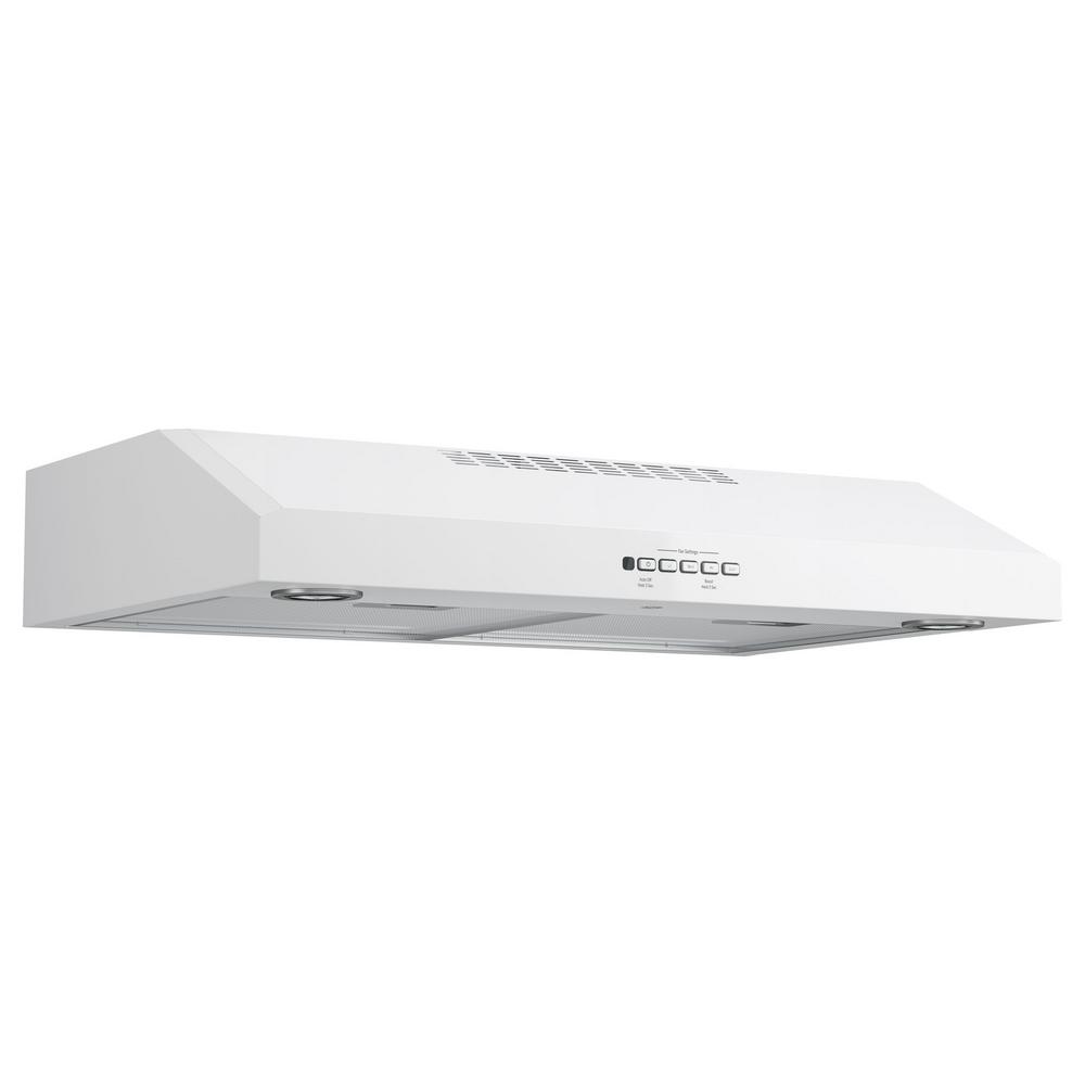 GE 30 in. NonVented Range Hood in WhiteJN327HWW The Home Depot