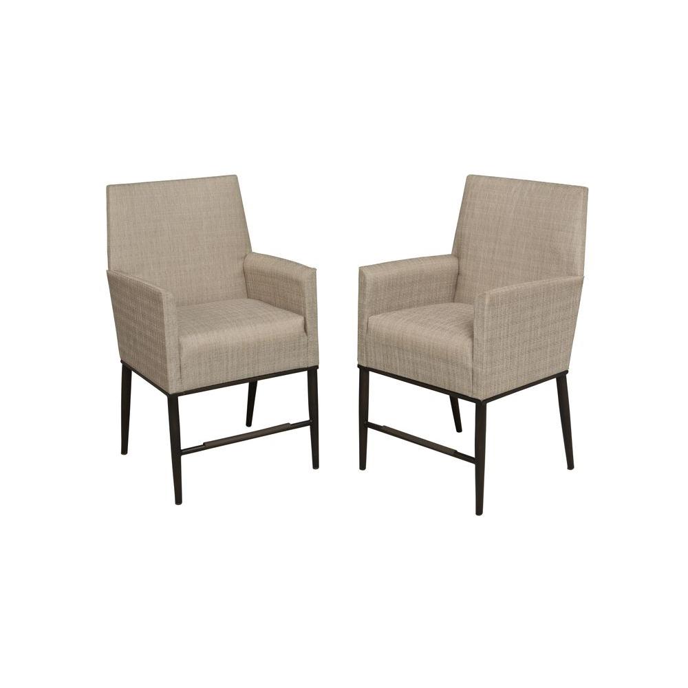2 Pack Hampton Bay Aria Patio High Dining Chairs