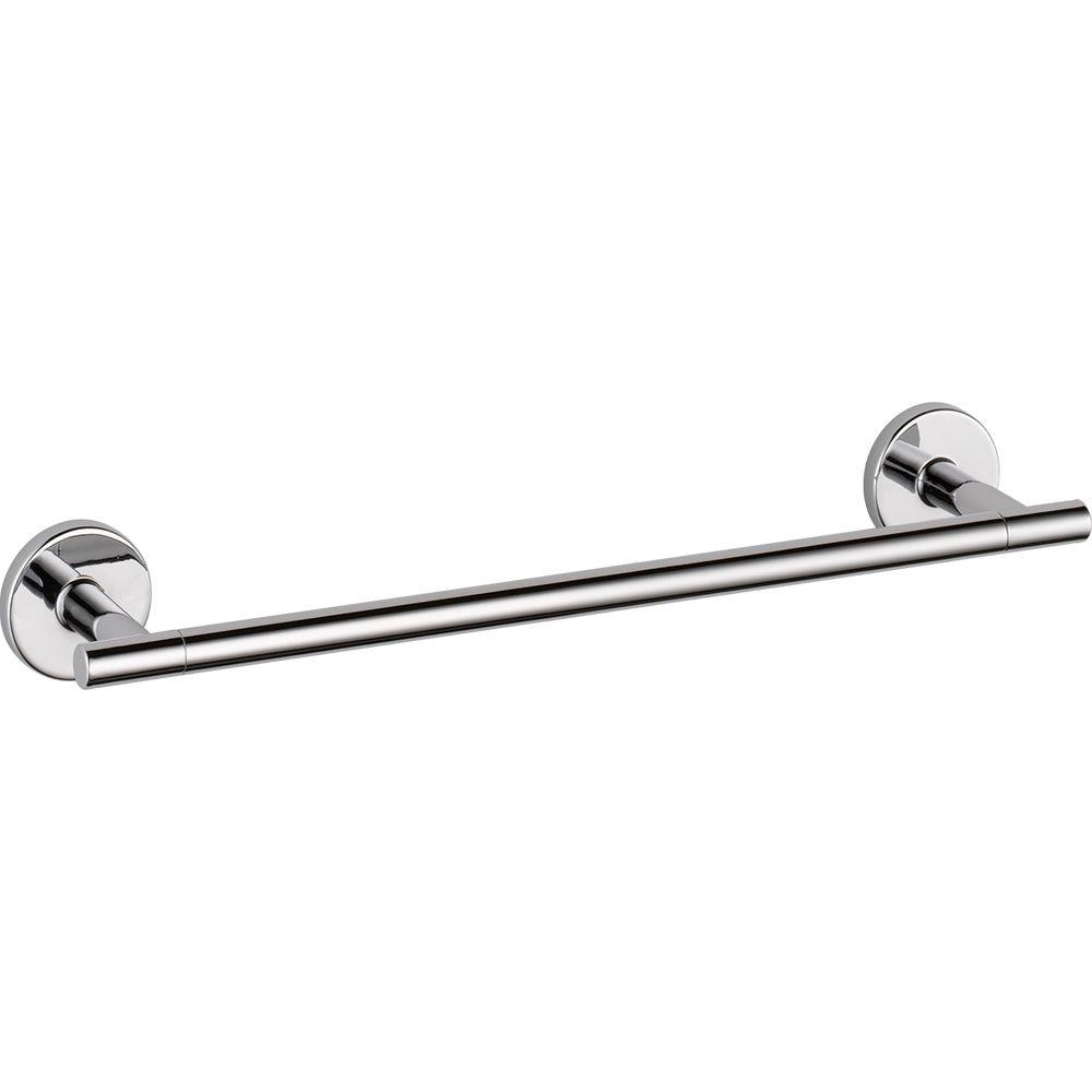 Delta Trinsic 12 In Towel Bar In Chrome 75912 The Home Depot   Chrome Delta Towel Bars 75912 64 1000 