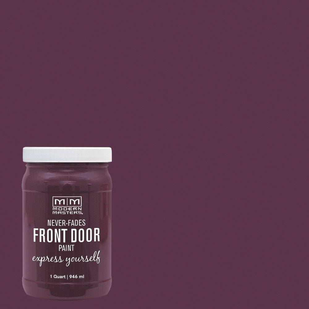 Modern Masters Express Yourself 1 Qt Satin Playful Purple Water Modern Masters Express Yourself 1 Qt Satin Playful Purple Water Based Front Door Paint