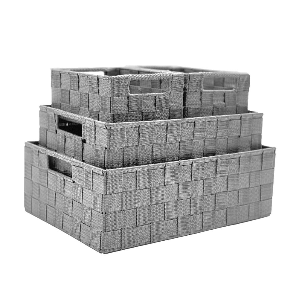 Handcrafted 4 Home 13 78 In D X 9 84 In W X 4 72 In H Grey Woven