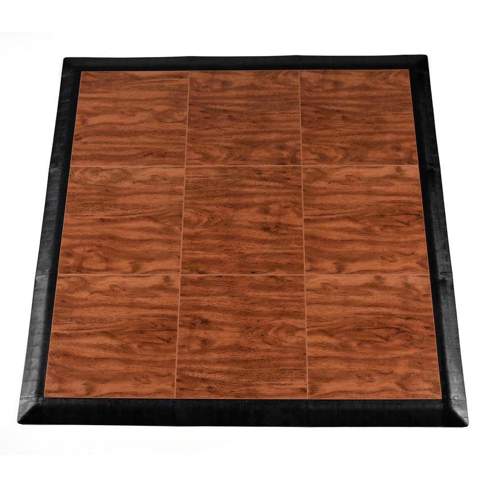 Greatmats Max Tile 40 75 In X 40 75 In X 5 8 In Cherry Interlocking Vinyl Tile Portable Tap Dance Floor 9 Sq Ft Case Tapbrdkit Ch The Home Depot