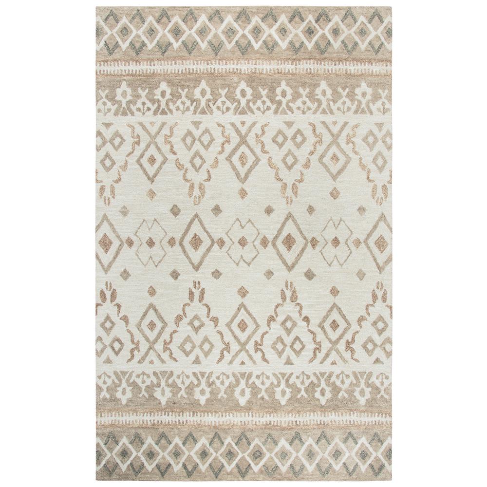 Rizzy Home Ont Beige Brown 9 Ft X 12 Rectangle Area Rug