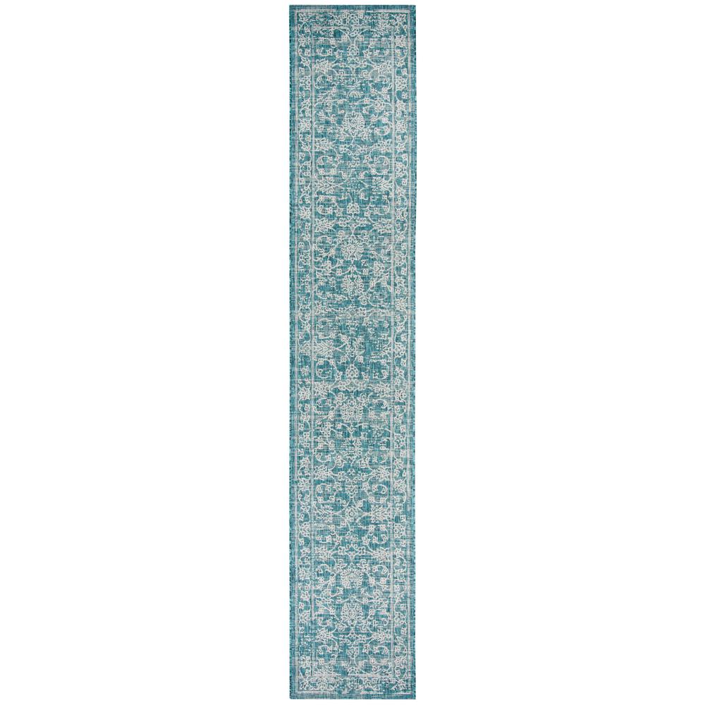 Runner Polypropylene Turquoise Outdoor Rugs The