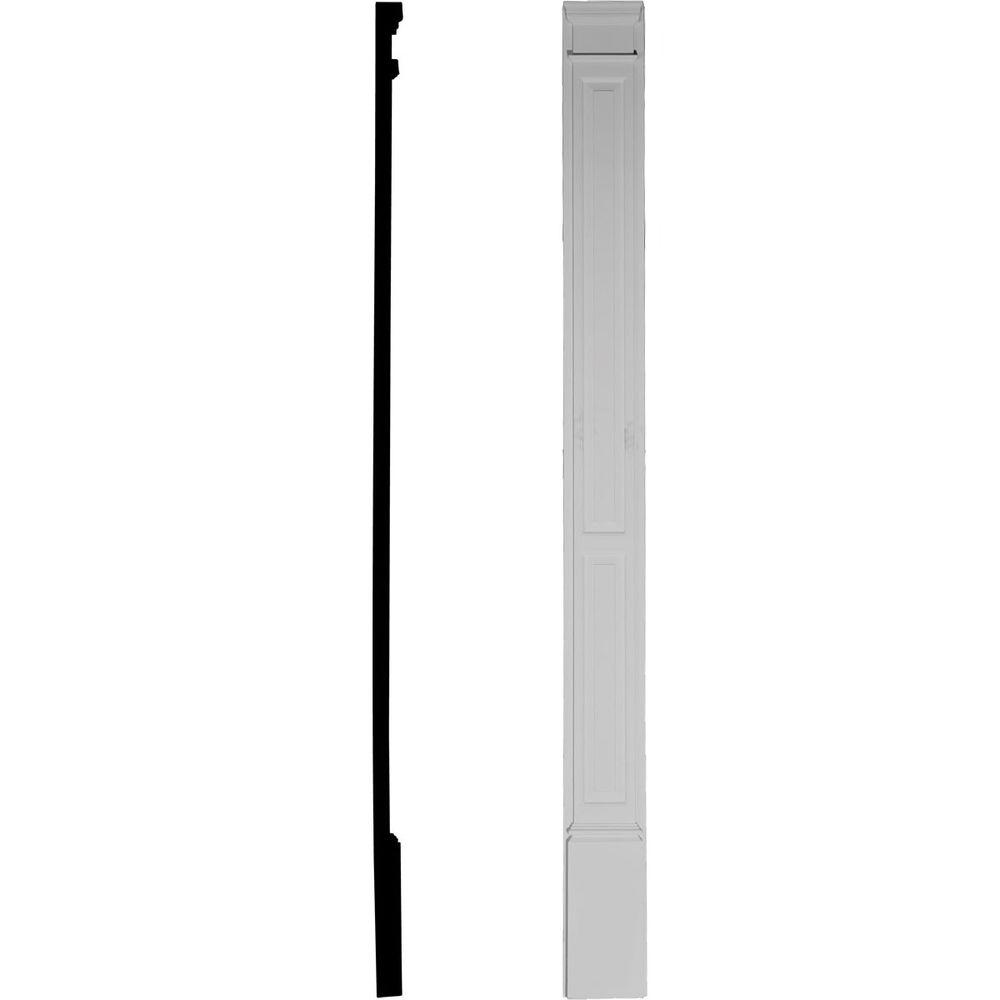 Ekena Millwork 8 in. x 23/4 in. x 96 in. Double Raised Panel Pilaster