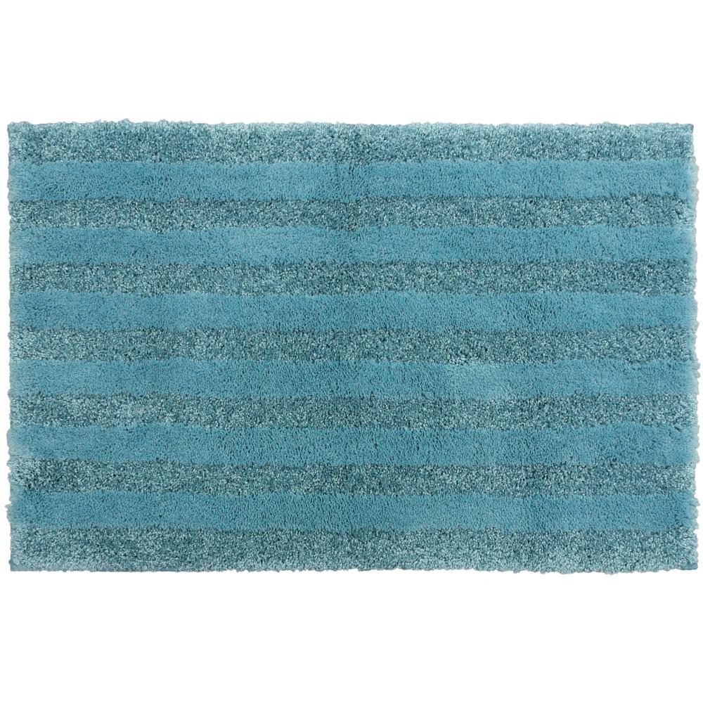 Mohawk Home Duo Aqua 17 in. x 24 in. Nylon Bath Rug358326 The Home Depot