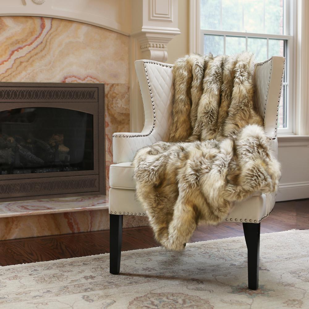 Best Home Fashion Wild Mannered 54 In X 36 Kitt Fox Faux Fur Best Home Fashion Wild Mannered 54 In X 36 Kitt Fox Faux Fur Throw The Depot
