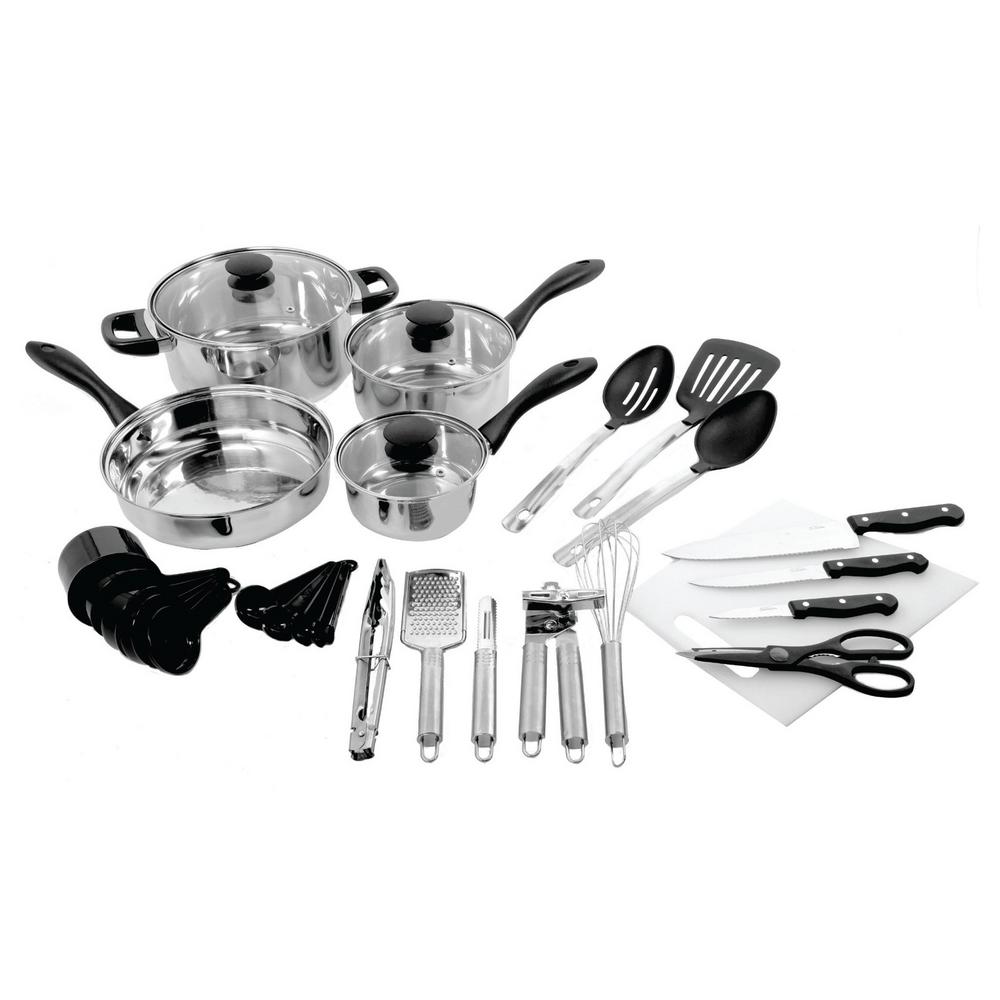 Gibson Total Kitchen  30 Piece Cookware Combo Set  98586660M 