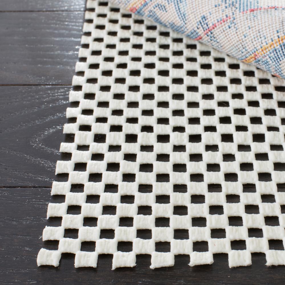 Safavieh Grid White 2 Ft X 14 Non Slip Rug Runner Pad Grid White 2 Ft X 14 Non Slip Rug Runner Pad