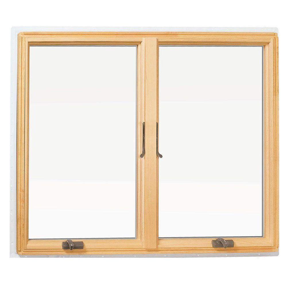 Andersen 48 In X 400 Series Casement Wood Window With White Exterior 9117172 The Home Depot Andersen 48 In X 400 Series Casement Wood Window With White Exterior 9117172 The Home Depot