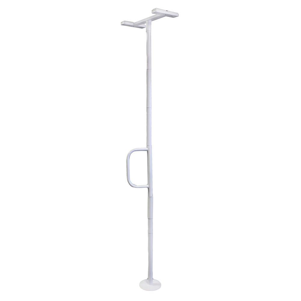 Able Life 108 inch x 1.5 inch Universal Floor to Ceiling Grab Bar in Glossy... by Able Life