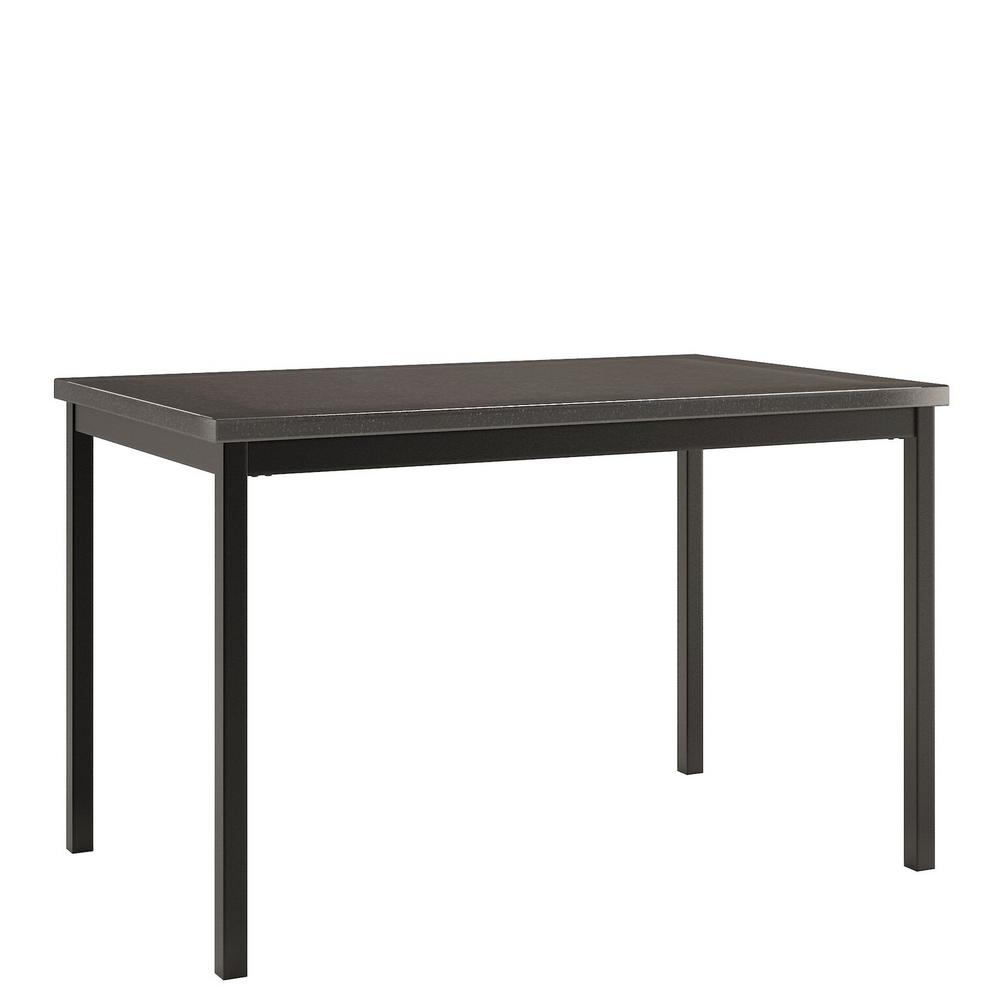 Crowley Black Faux Marble Dining Table