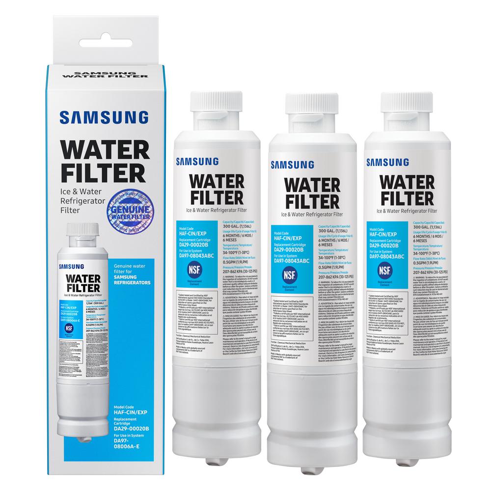 Samsung Genuine HAFCIN/EXP Water Filter for Samsung Refrigerators (3