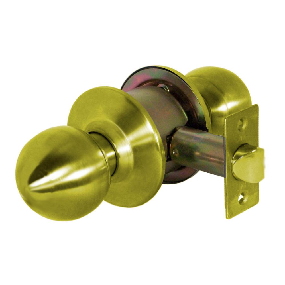 Taco Light Duty Grade 3 Cylindrical Passage Hall/Closet Function Door Knobset in... by Taco