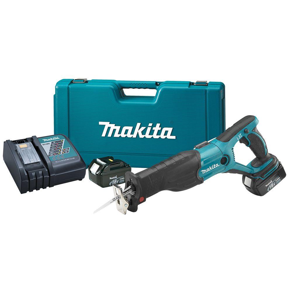 Makita 18Volt LXT LithiumIon Cordless Reciprocating Saw KitXRJ02