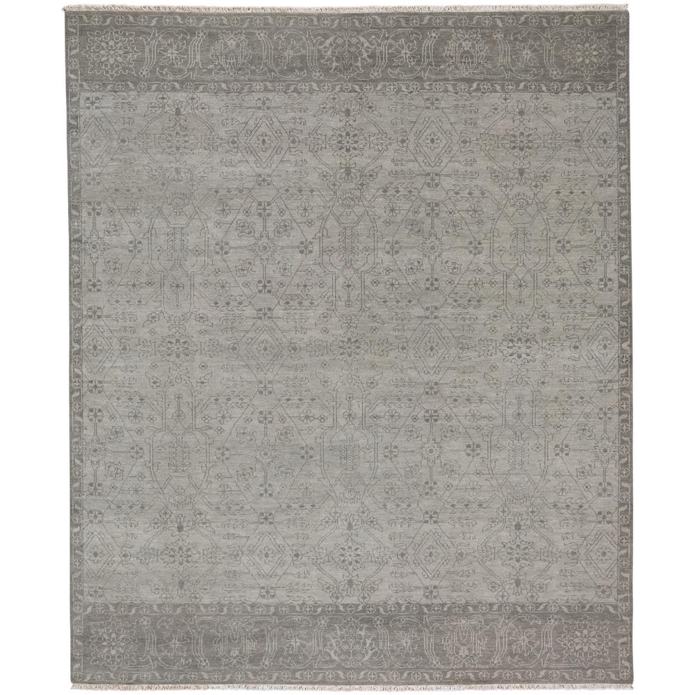 7 X 9 Abstract Area Rugs The Home Depot Biltmore Barrier Grey 7 Ft 6 In X 9