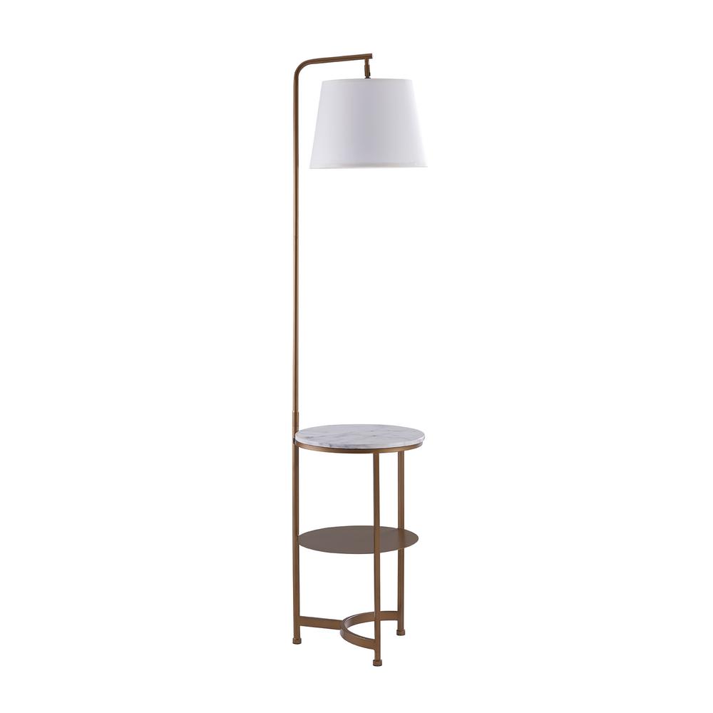 floor lamp with table and usb port