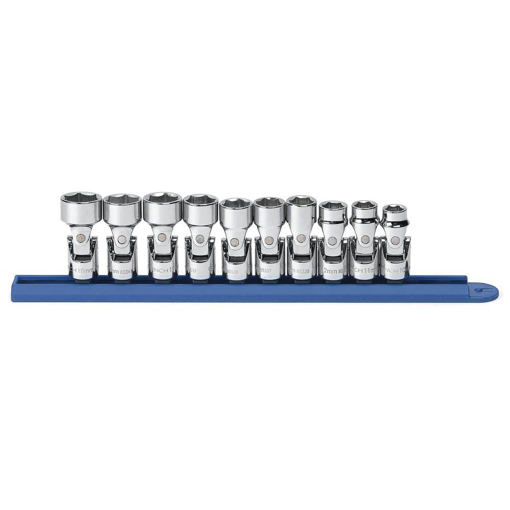 GEARWRENCH 3/8 in. Drive 6Point Flex Socket Set (10Piece)80565 The