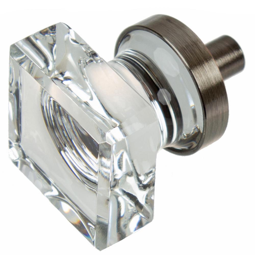 cabinet glass square nickel knobs brushed pack gliderite inch knob polished chrome bbn hardware overstock