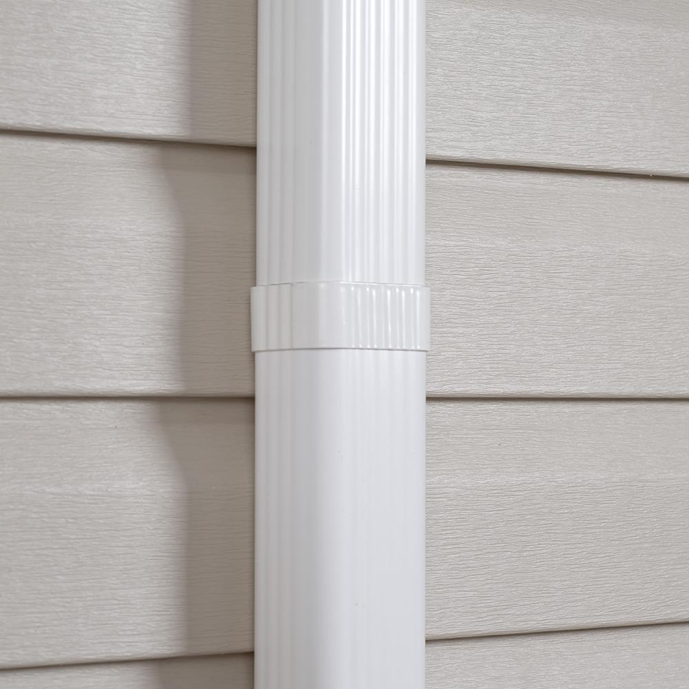 Amerimax Catch A Raindrop Downspout Rainwater Collection Diverter Connector System 2x3 In White Rain Water Collection Downspout Rain Water Collection System