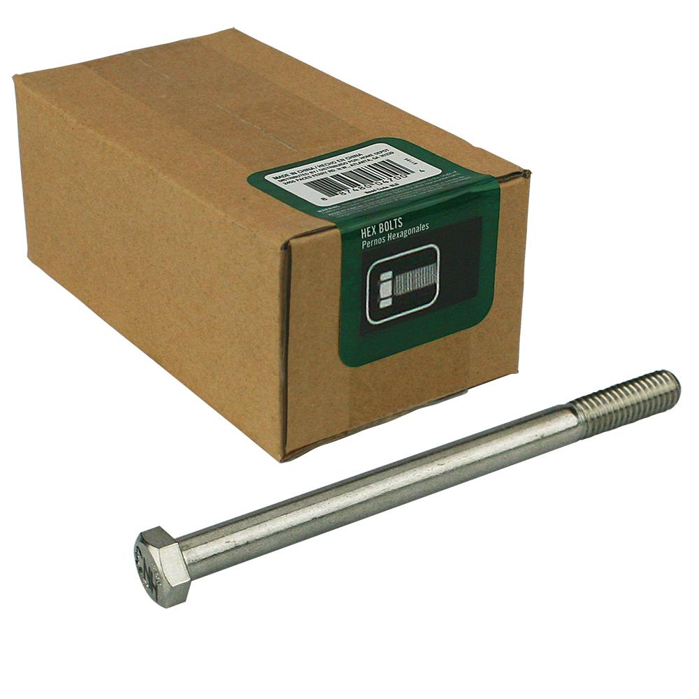 External Hex Drive Full Thread 1//2-13 x 2 Hex Head Cap Screw Bolts 304 5 PCS Stainless Steel 18-8