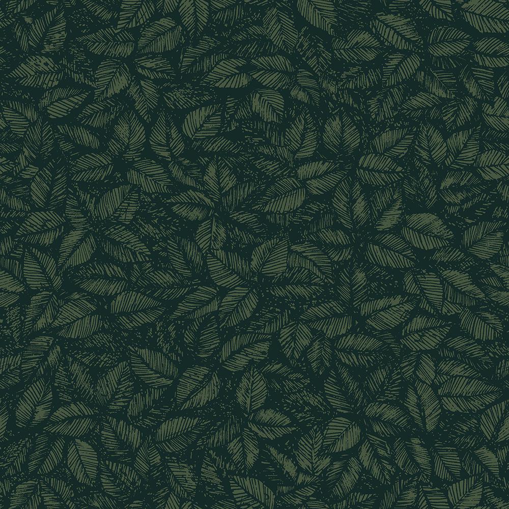 Wall Vision Amorina Green Leaf Paper Strippable Roll Wallpaper Covers 57 8 Sq Ft Wv1771 The Home Depot