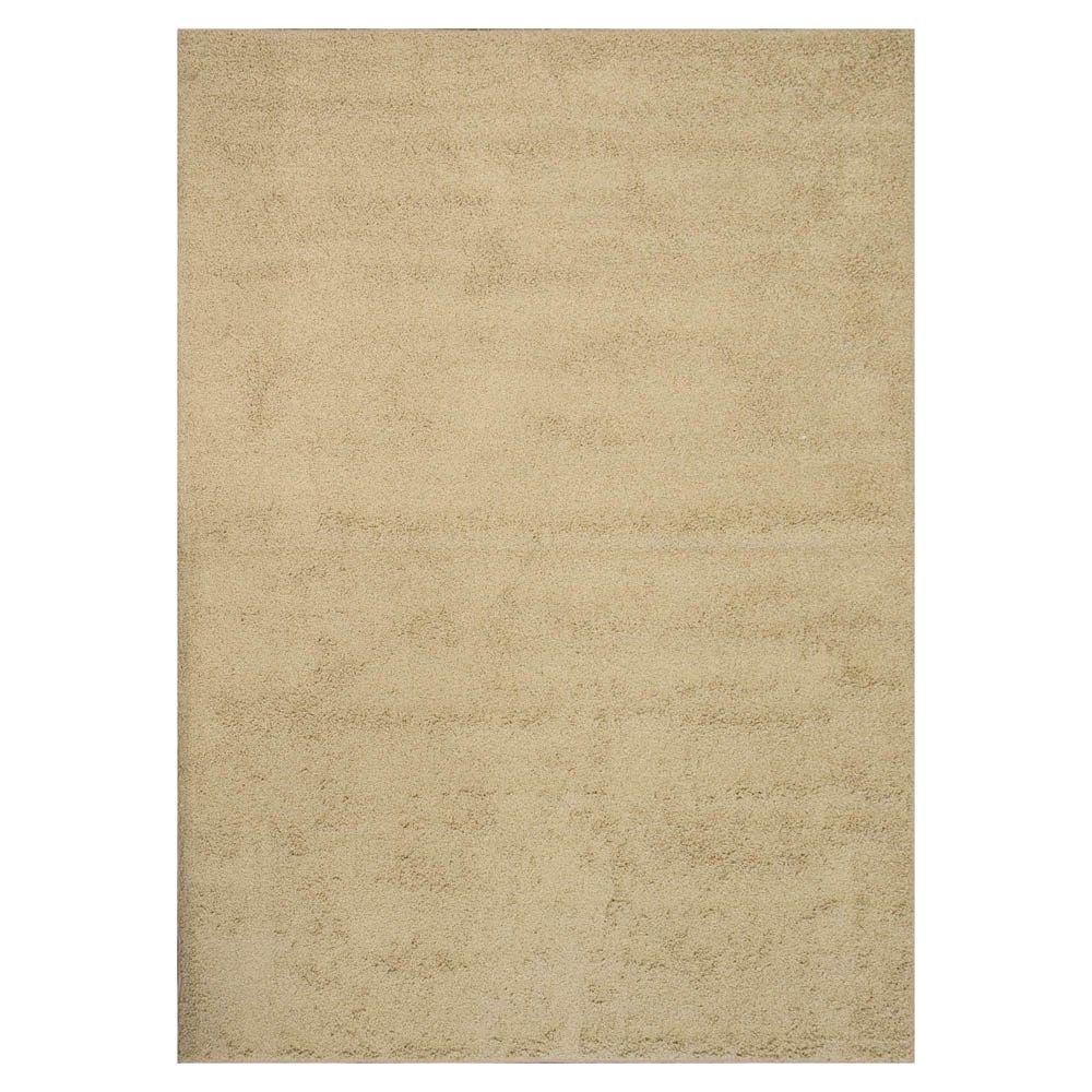 Natco Twist Natural 6 ft. x 7 ft. 6 in. Bound Carpet RemnantST608