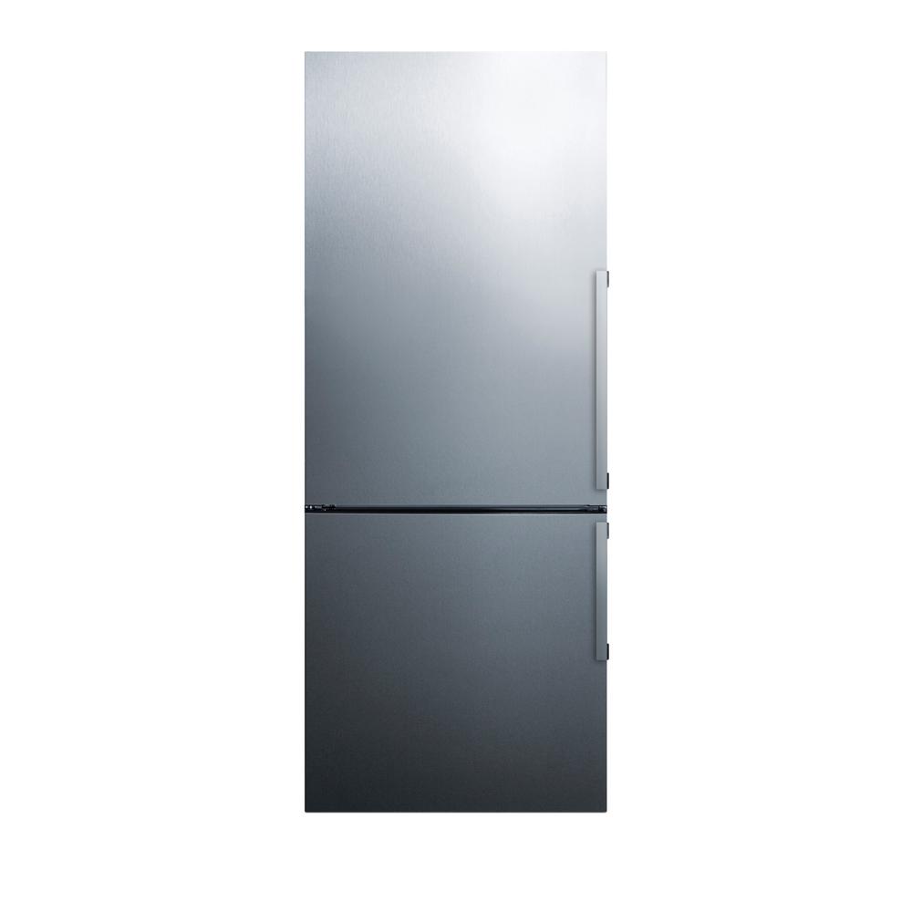 Stainless Steel No Ice Maker Counter Depth Bottom Freezer