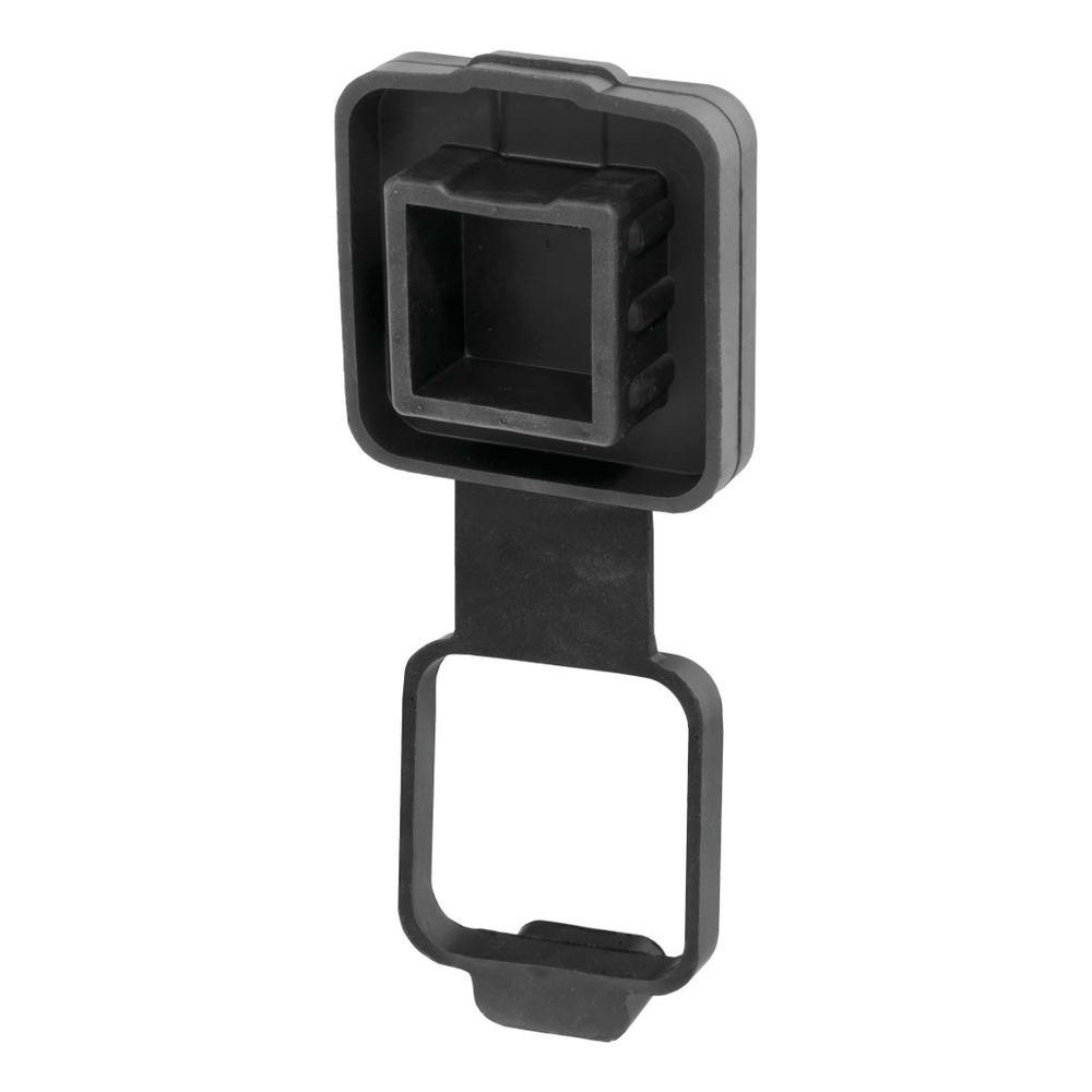 CURT 2" Rubber Hitch Tube Cover with 4Way Flat Holder (Packaged)21728 The Home Depot