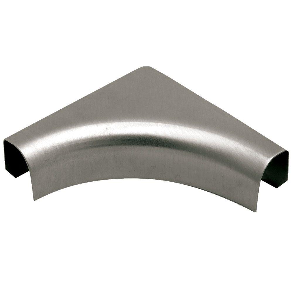 Schluter Rondec Stainless Steel 3 8 In X 2 Metal 1 Schluter Rondec Stainless Steel 3 8 In X 2 Metal 1