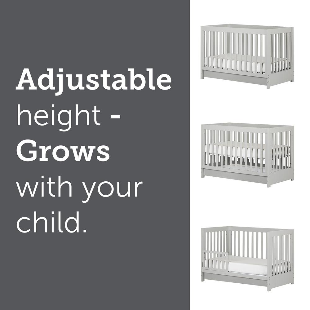 South Shore Cookie Soft Gray Crib 12310 The Home Depot