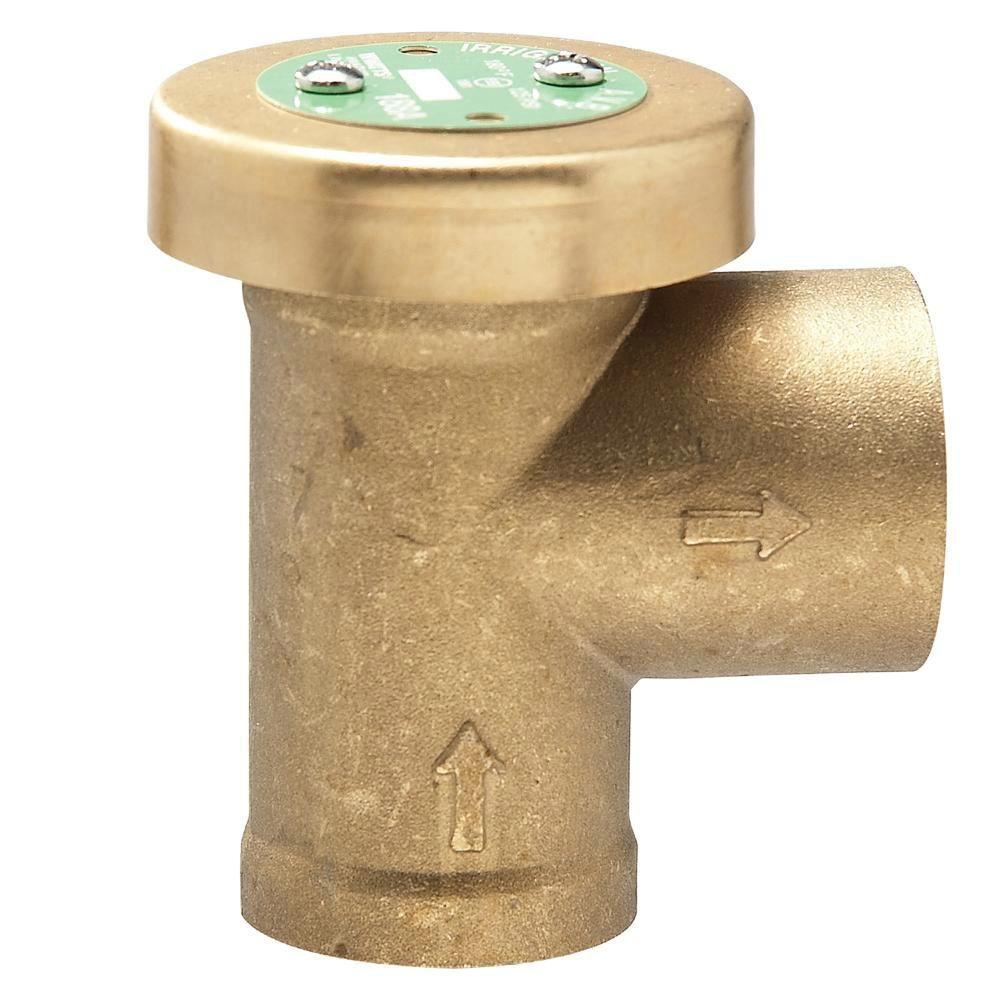 1 In X 1 In Brass Fpt X Fpt Anti Siphon Air Admittance Valve