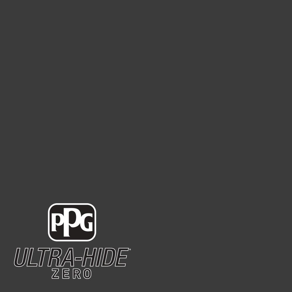 PPG 1 gal. HDPCN65D UltraHide Zero Onyx Black Satin Interior PaintHDPCN65DZ01SA The Home Depot