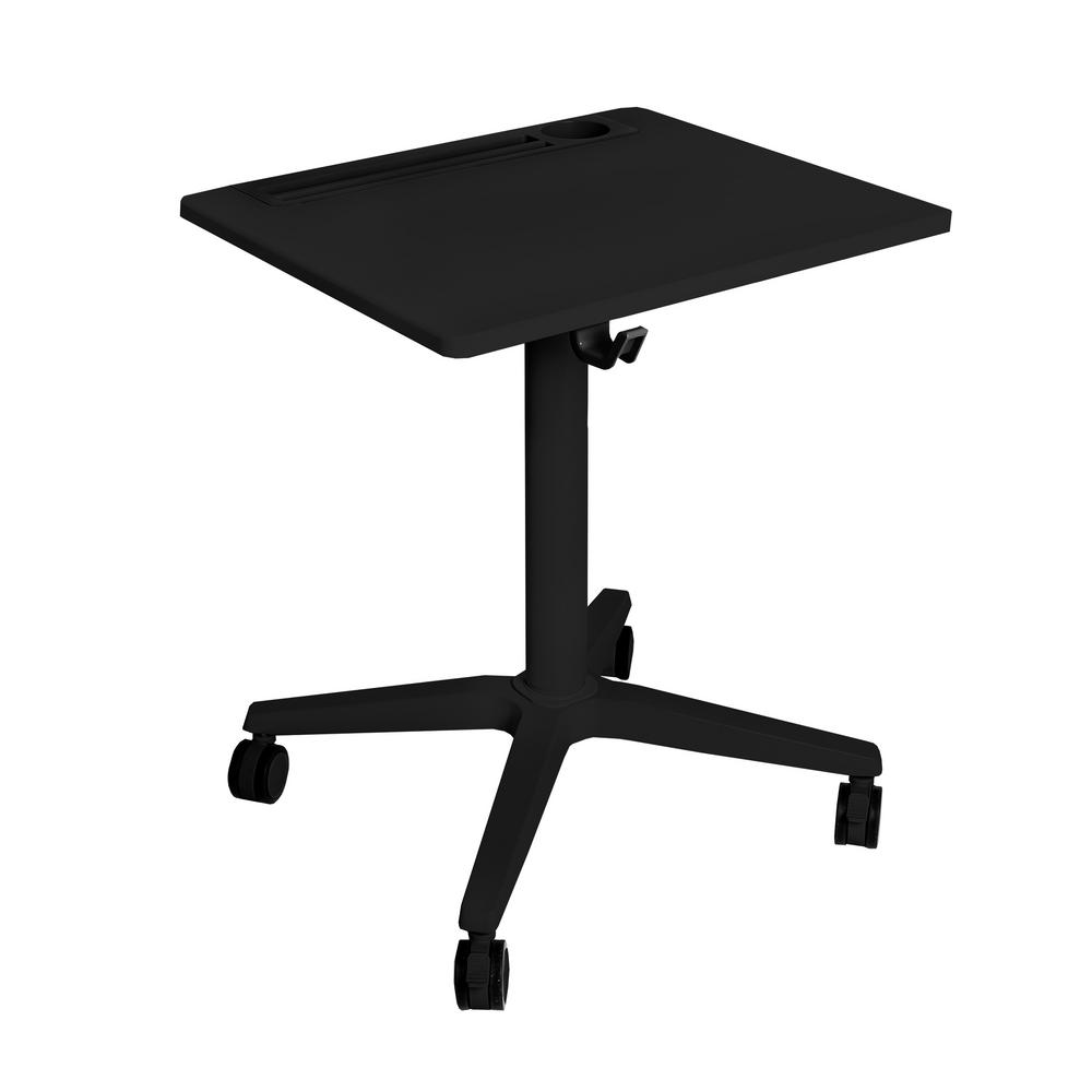 Seville Classics 21.6 in. Rectangular Black Standing Desks with