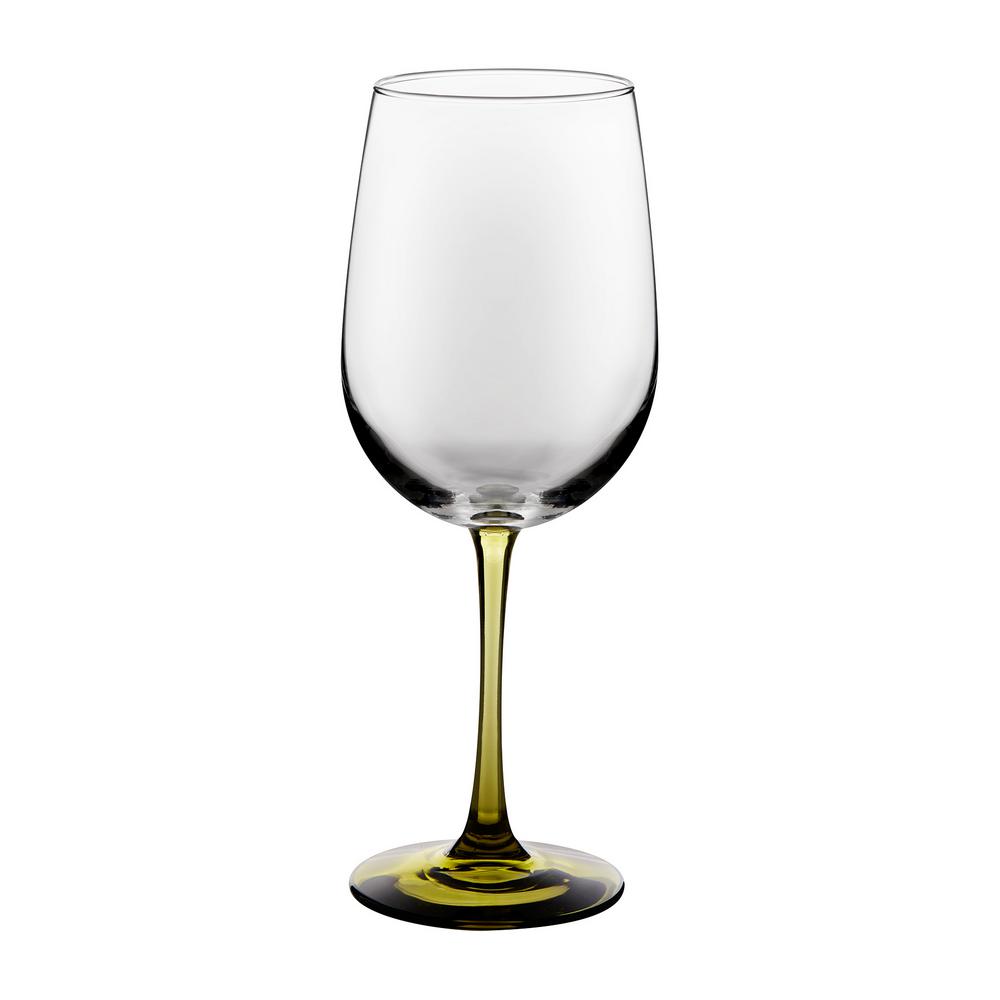 Libbey Vina 18.5 fl. oz. Olive Stemmed Wine Glass (6Pack)3682C5 The Home Depot