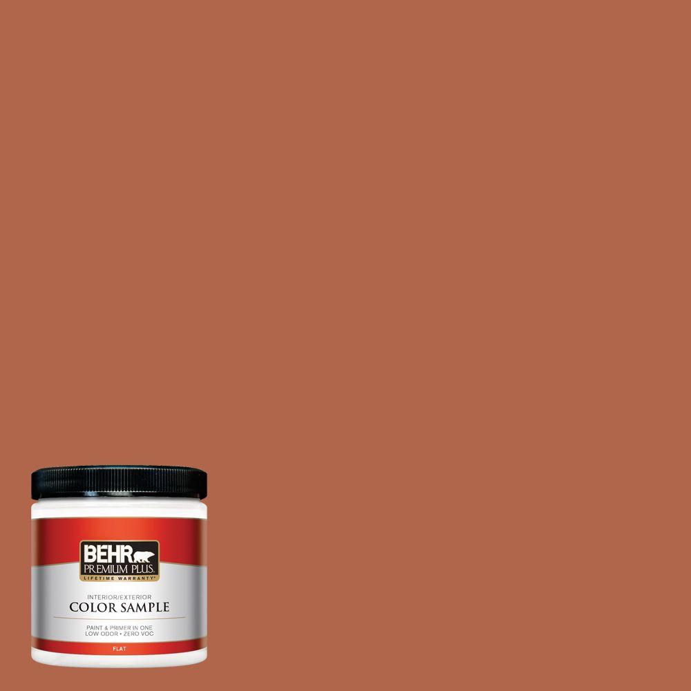 Behr Premium Plus 8 Oz M200 7 Rusty Gate Flat Interior Exterior M200 7 Rusty Gate Flat Interior Exterior