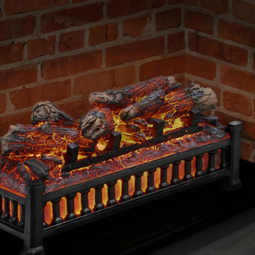 Realistic electric log fires
