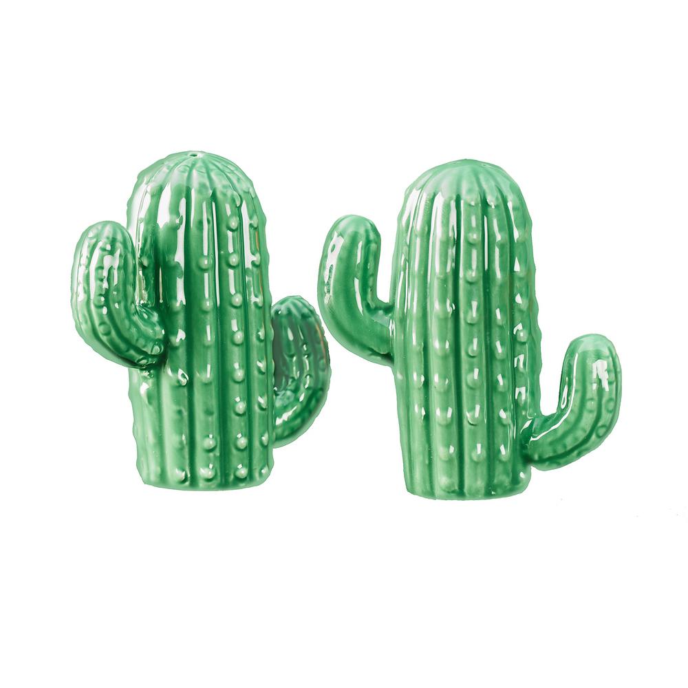 Home Essentials Cactus Shape Salt And Pepper Kitchen Accessories Set Home Essentials Cactus Shape Salt And Pepper Kitchen Accessories Set Of 2 Dining