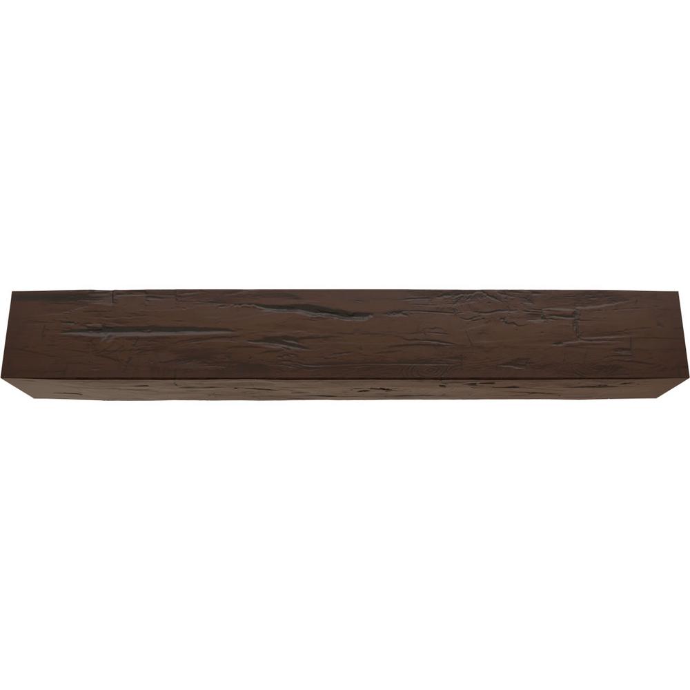 Ekena Millwork 12 In X 10 In X 18 Ft 3 Sided U Beam Hand Hewn Premium Hickory Faux Wood Ceiling Beam Bmhh3c0100x120x216zh The Home Depot