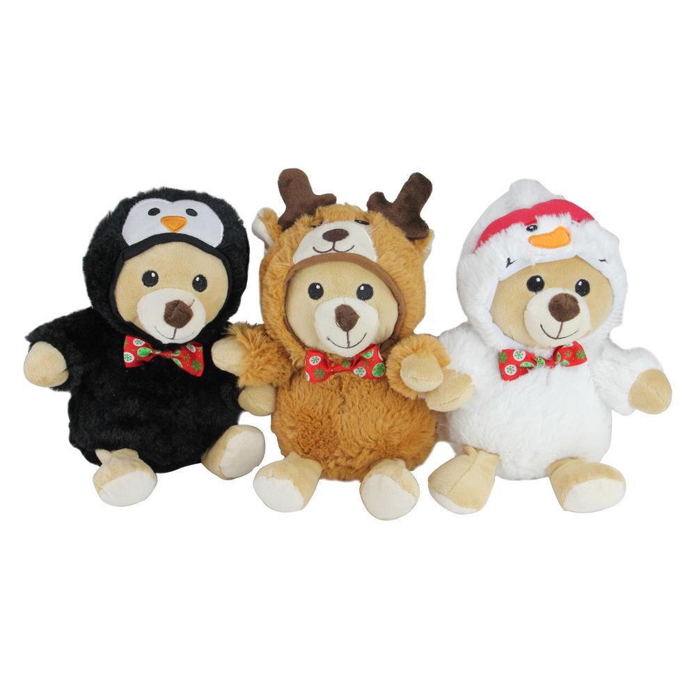Christmas Holiday plush soft Gingerbread Stuffed Bear 12/" decoration