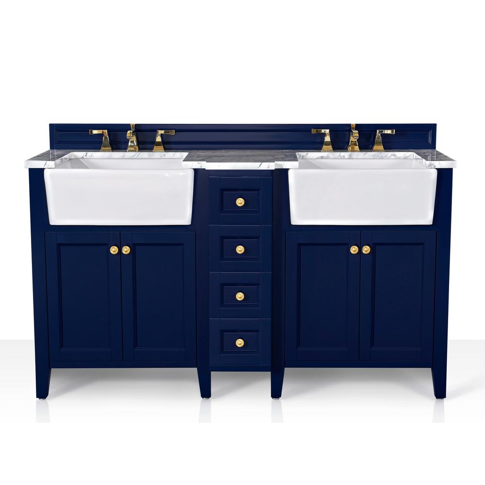 Ancerre Designs Adeline 60 In W X 20 9 In Dbath Vanity In