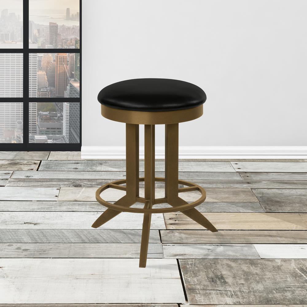 Taylor Gray Home Cambridge 30 In Cantina Black Backless Swivel Taylor Gray Home Cambridge 30 In Cantina Black Backless Swivel Barstool B207h30b The Depot