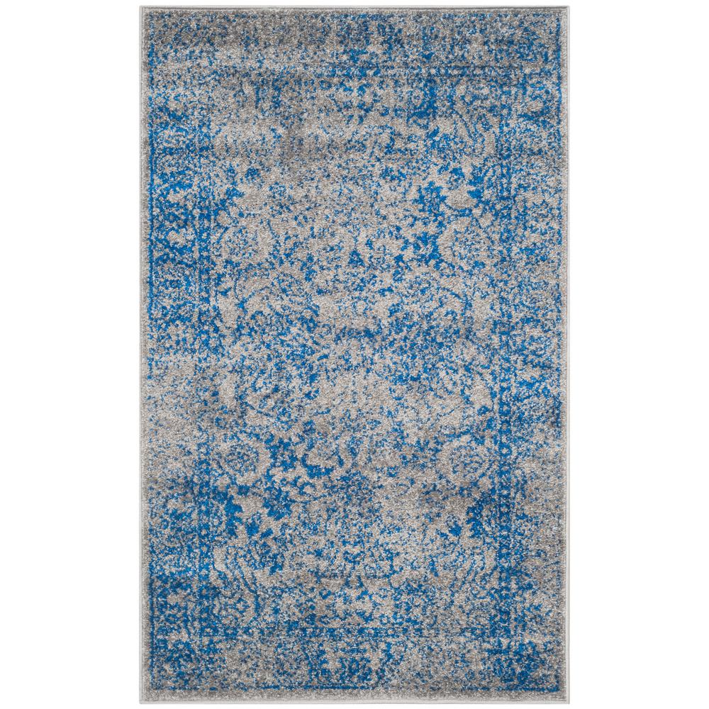 Safavieh Farrah Gray/Blue 3 ft. x 5 ft. Area RugADRW109A3 The Home
